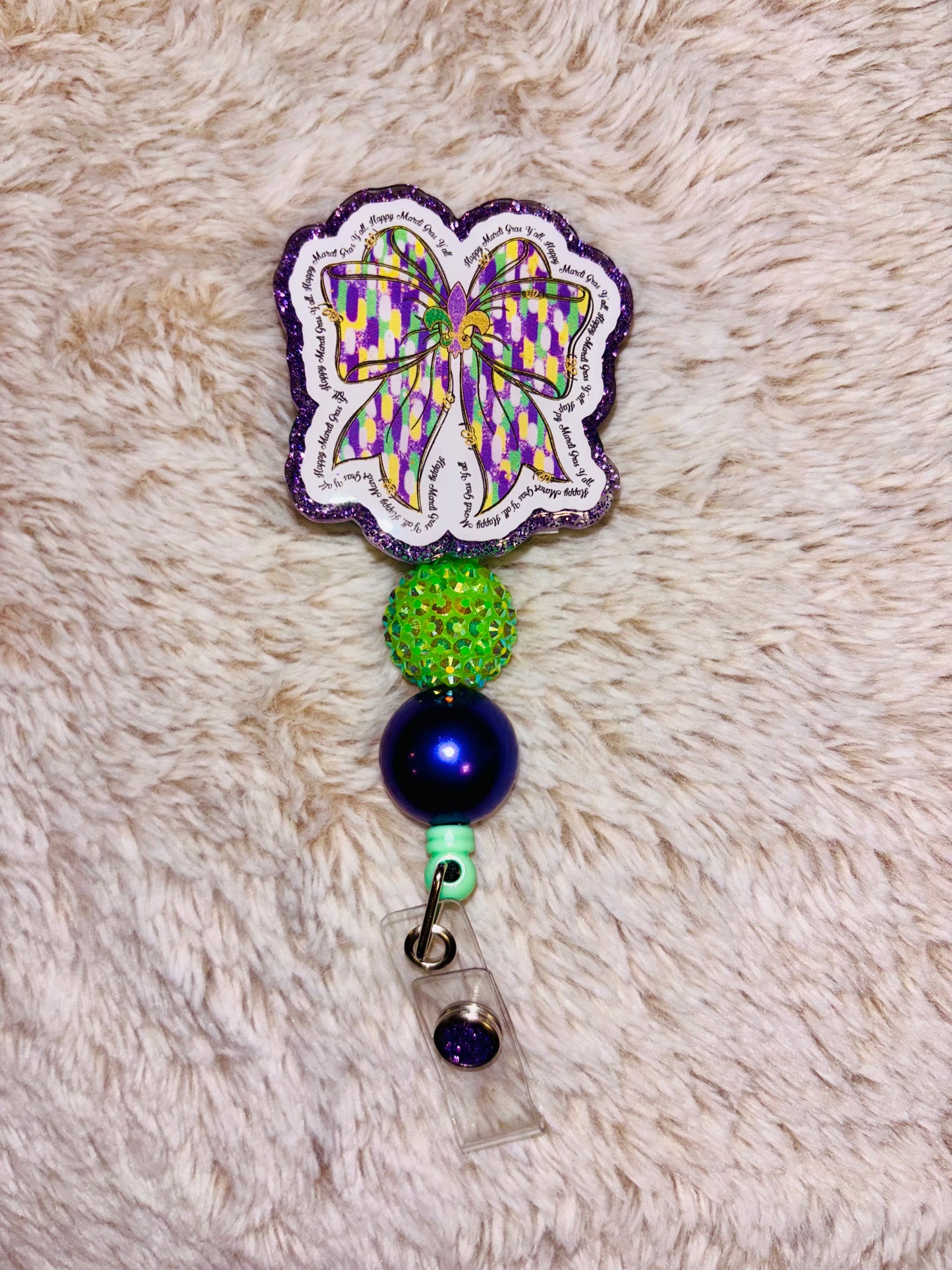 Mardi Gras Badge Reel