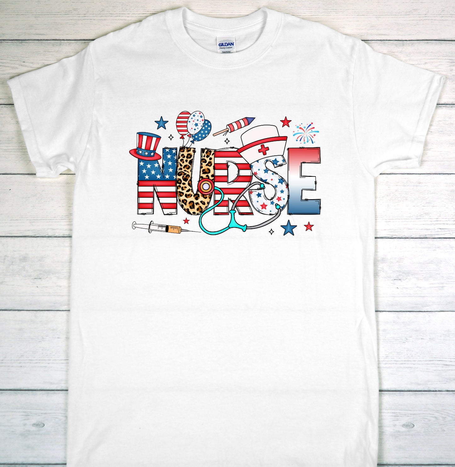 Patriotic Nurse Tee