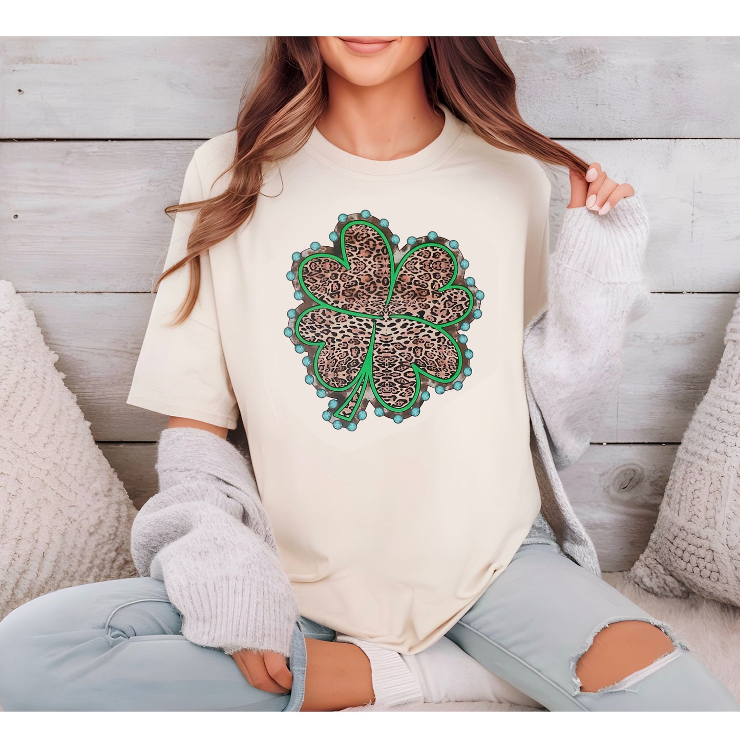 Western St. Patrick’s Day Clover Tee