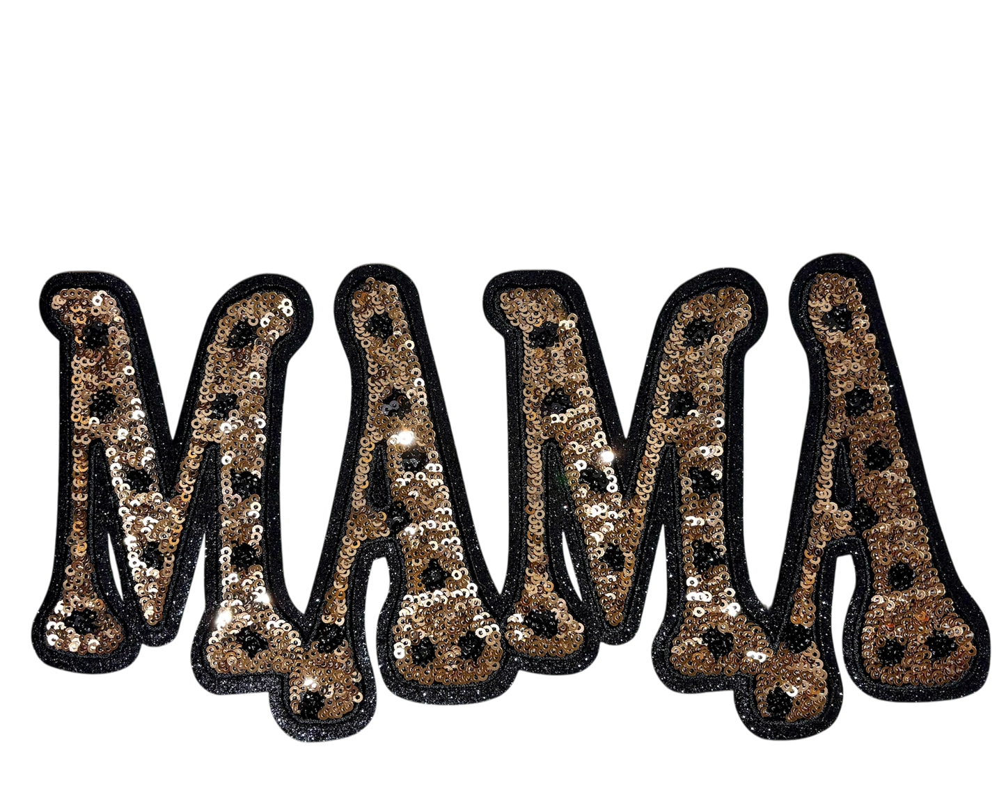 PATCH ONLY-Rose Gold Sequin Mama Patch