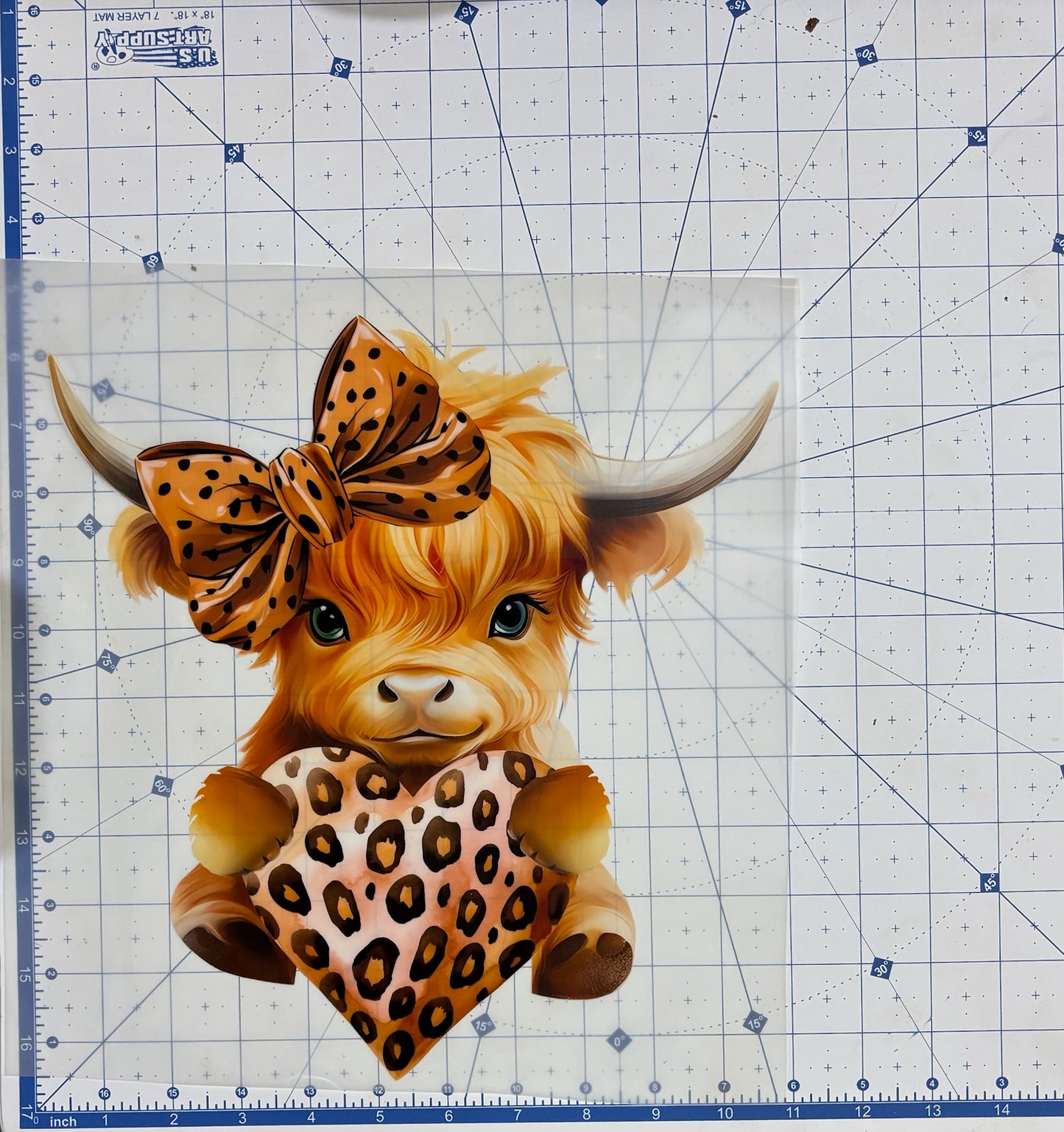 TRANSFER ONLY- Adult Leopard Valentine