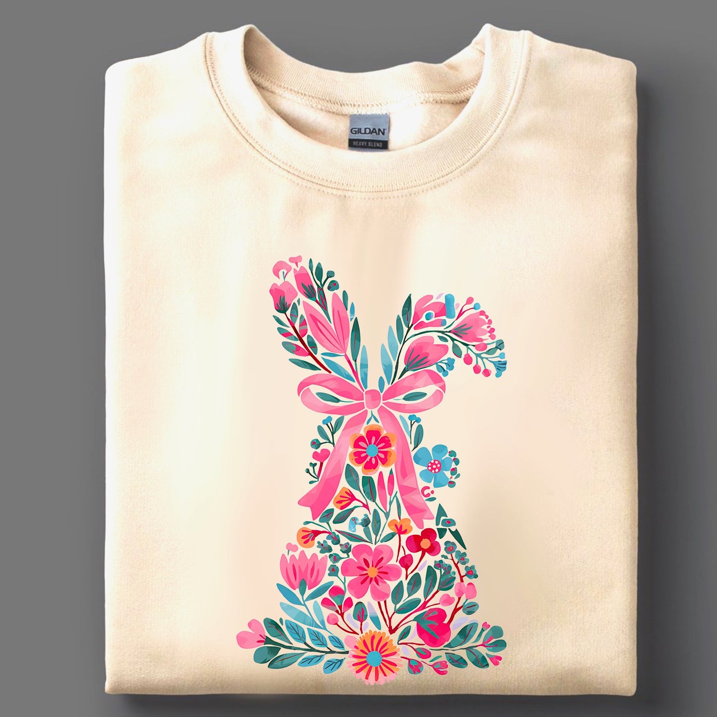 Youth Floral Easter Bunny Tee