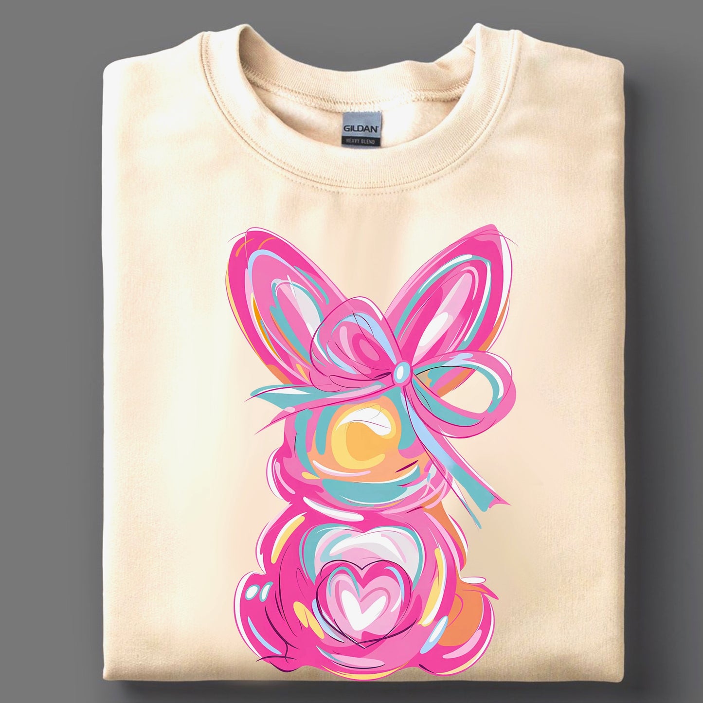 Youth Colorful Easter Bunny Tee