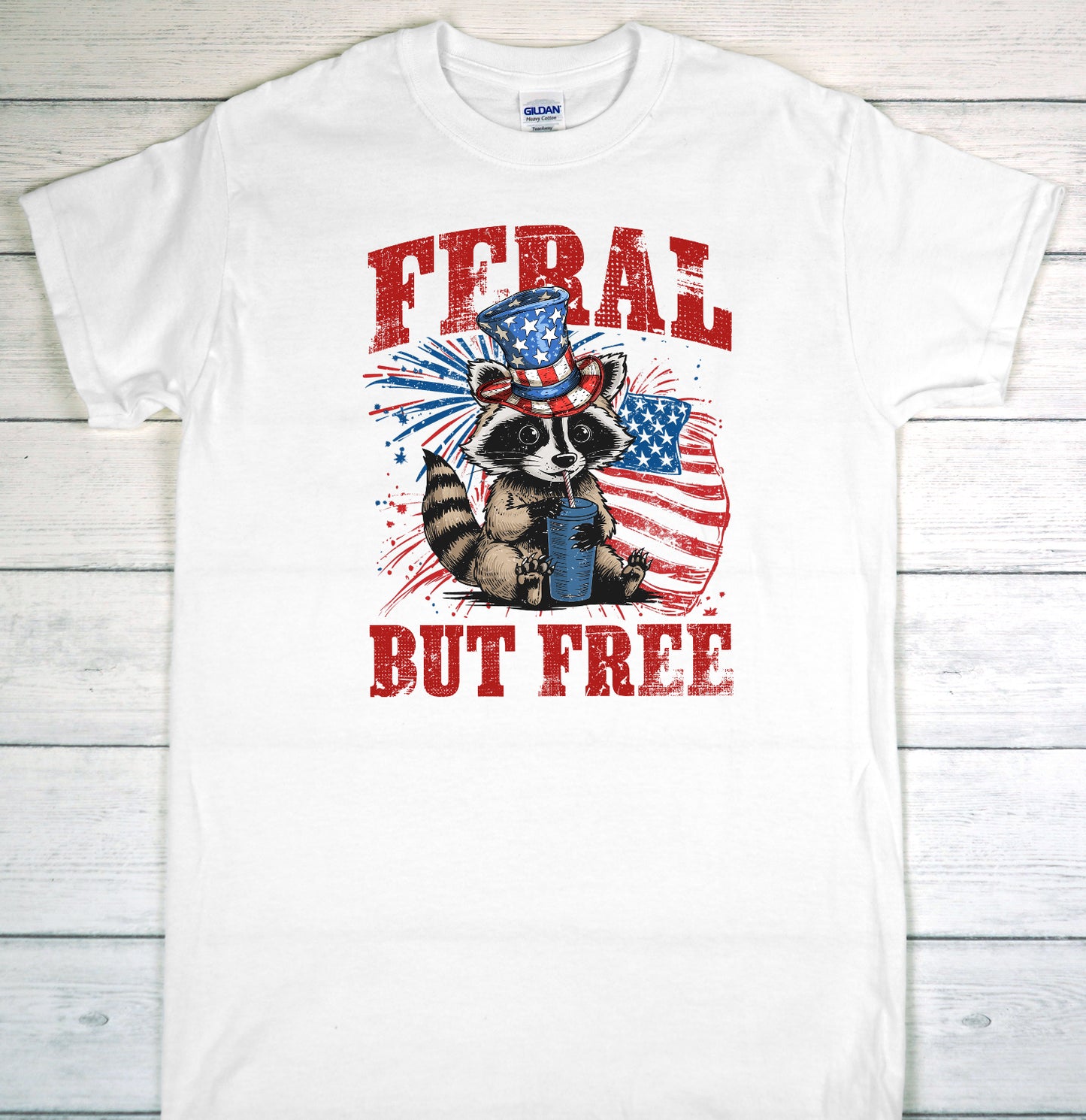 Feral but Free Tee