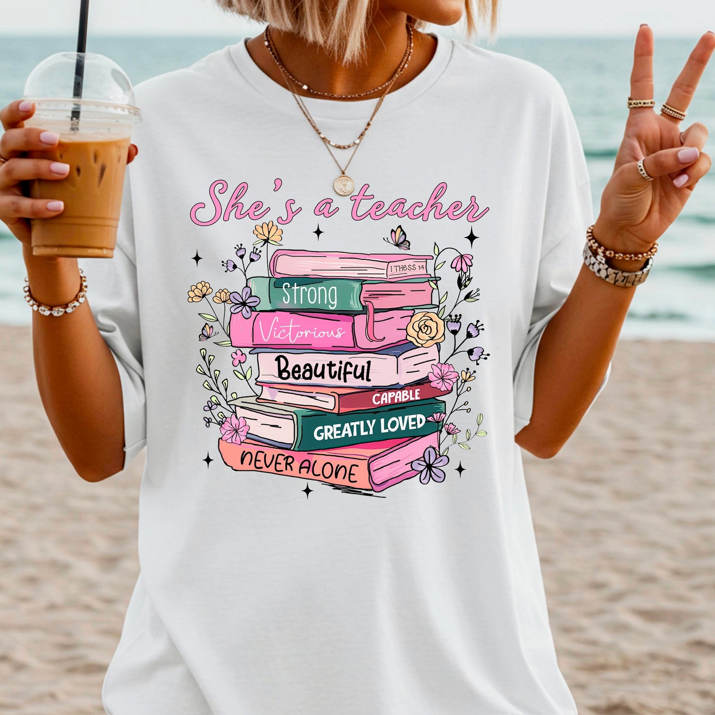 “She’s a Teacher” Teacher Tee