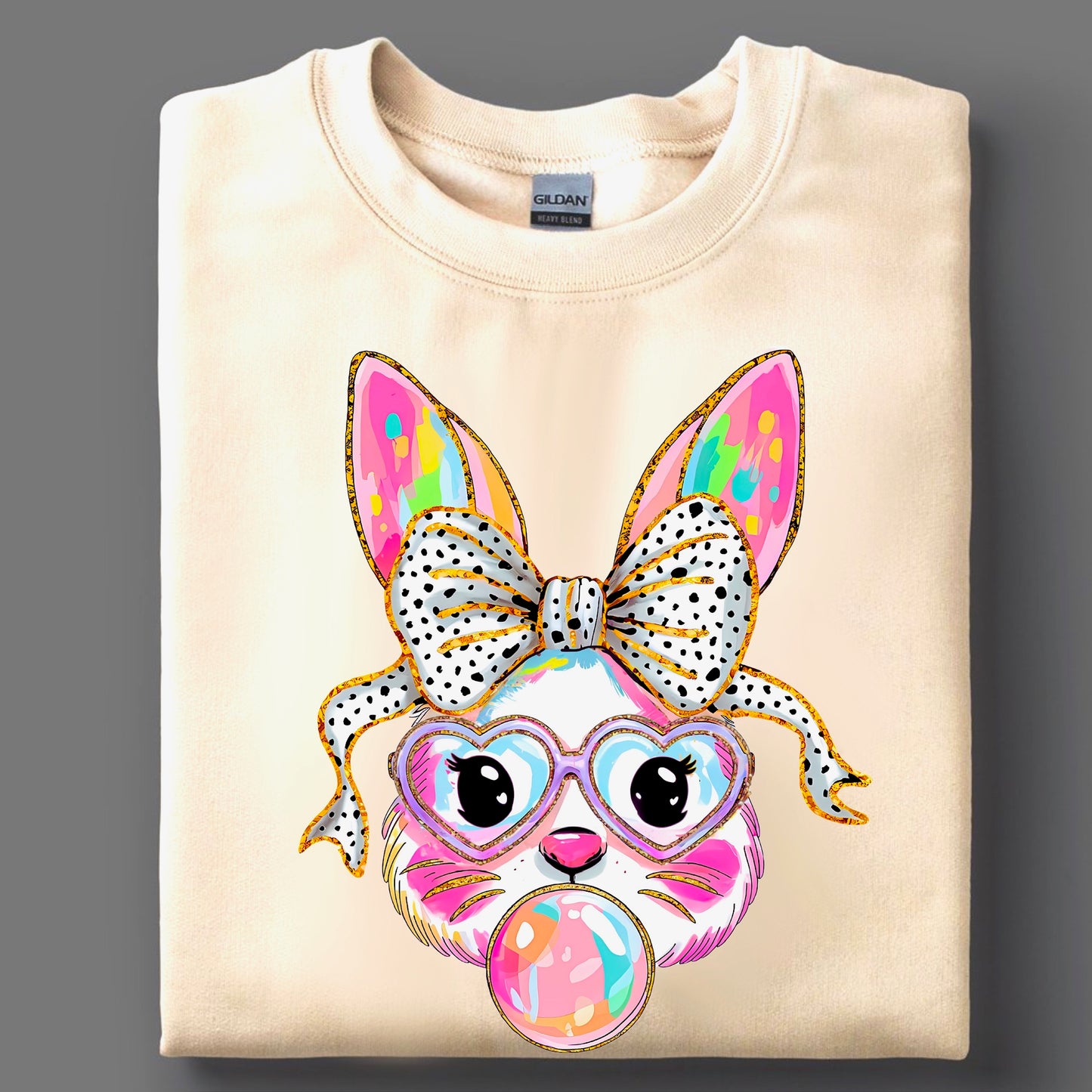 Colorful Youth Easter Bunny Tee