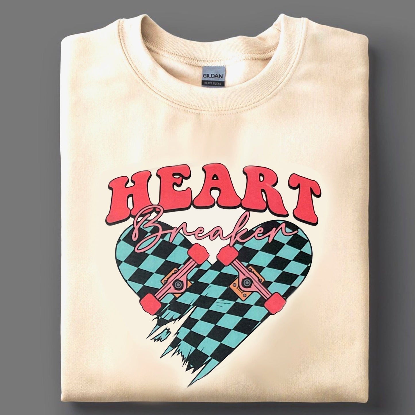 Heartbreaker Skateboard Tee - KLC by Karelyn D