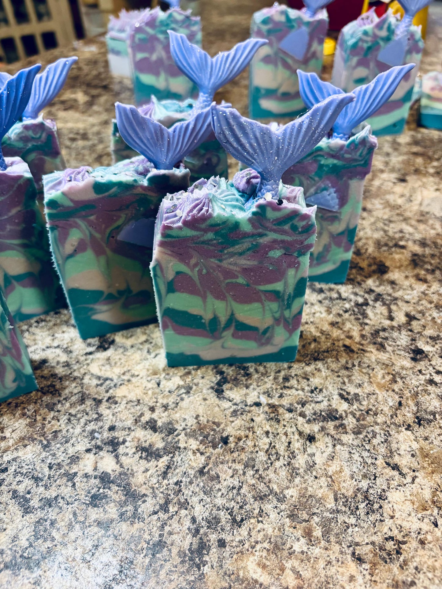 Aruba Mermaid Soap, Handmade Soap, Artisan Soap, Cold Process Soap, Aruba Shores Soap