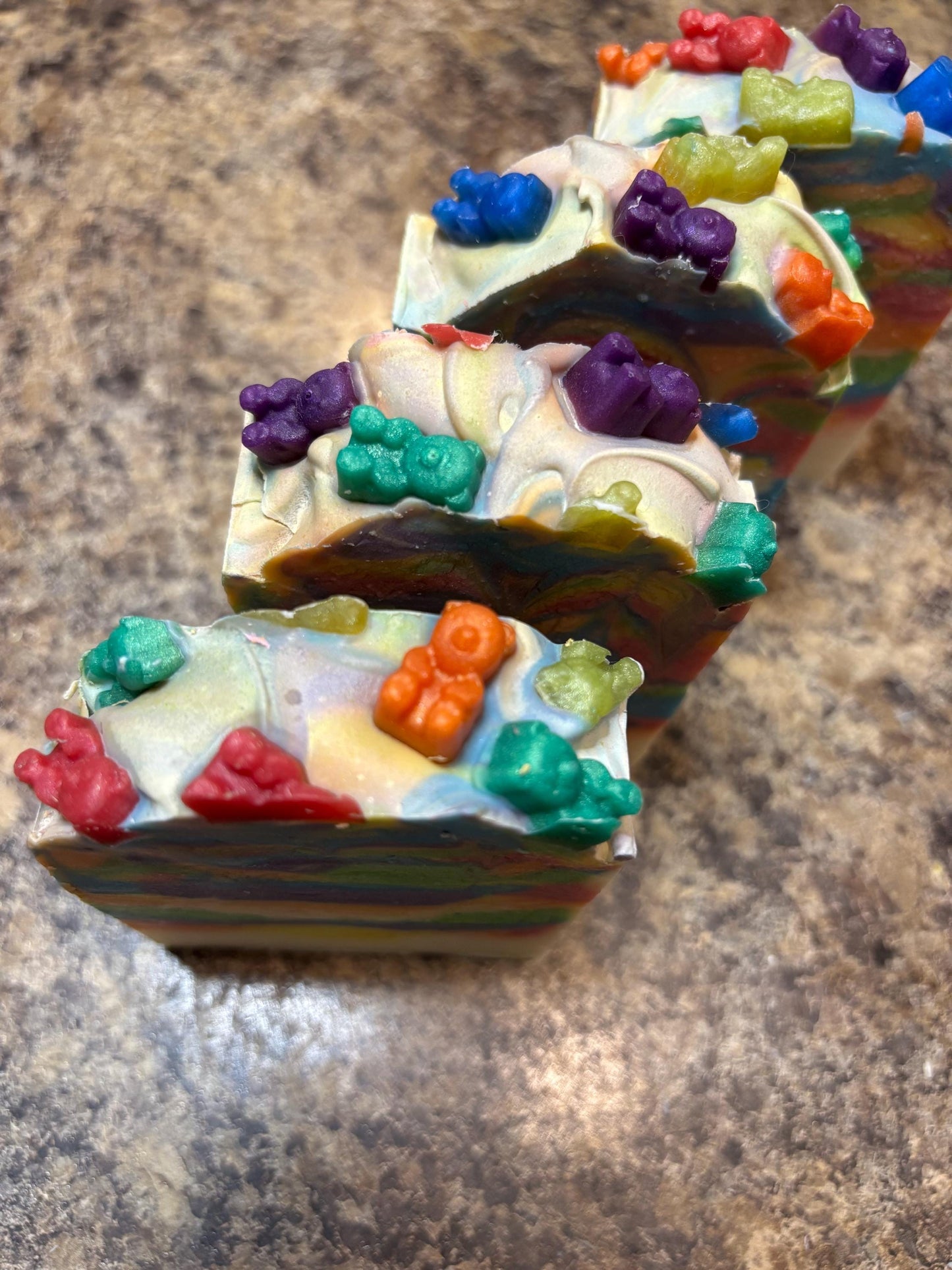 Gummy Delight Handmade Soap: Fruity Scent, Natural Oils