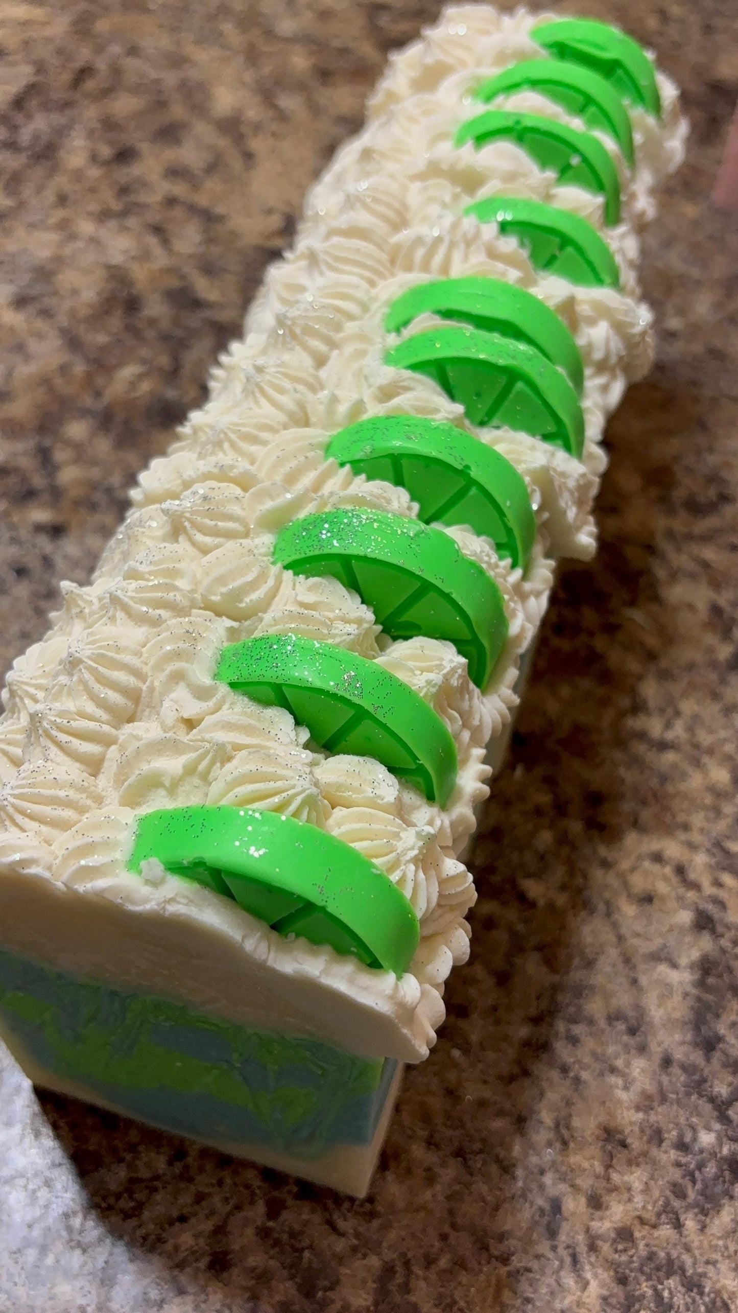 Coconut Lime Verbena Soap, Handmade Soap, Artisan Soap, Cold Process Soap, coconut lime Scented Soap