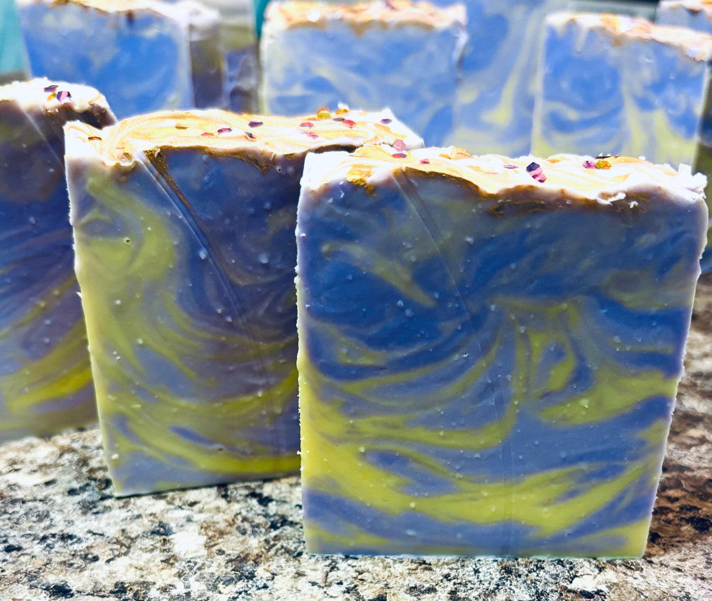 Lavender Chamomile Blondie Bar Soap: Handmade Artisan Soap