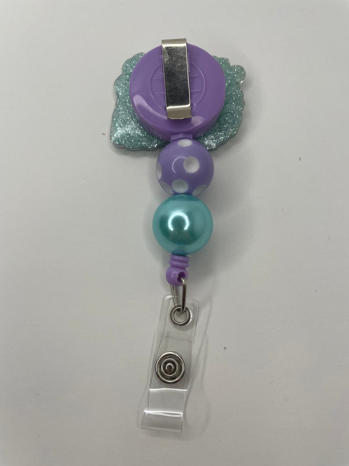 License Practical Nurse Beaded Badge Reel - KLC by Karelyn D