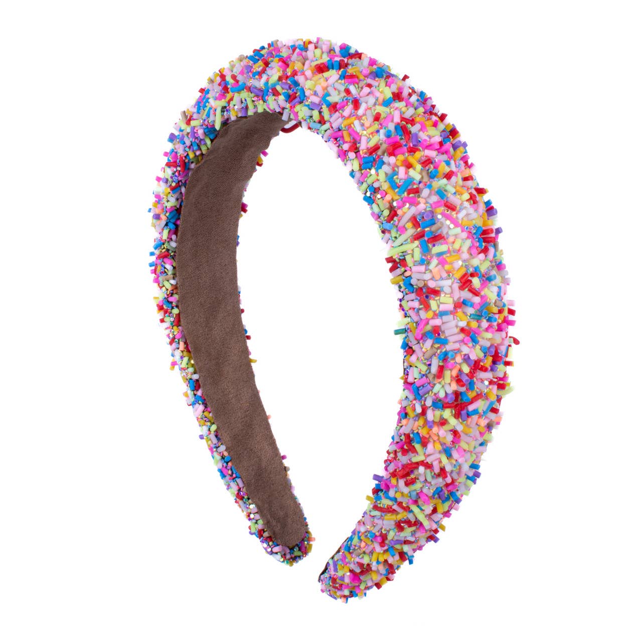 Multi - Color pink Sprinkle Padded Headband - KLC by Karelyn D