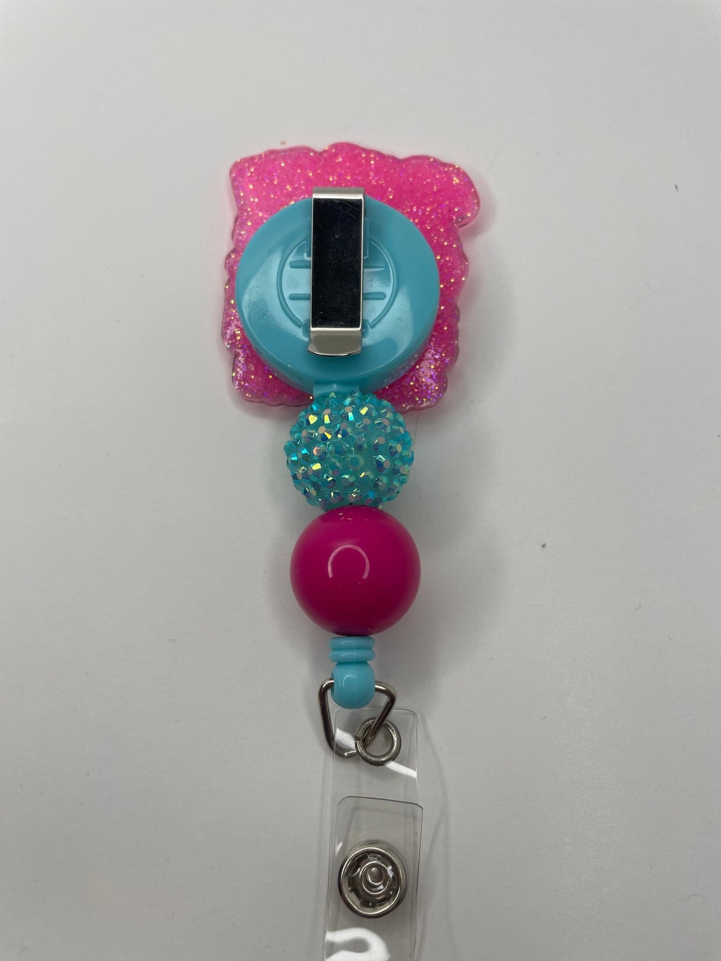 Nurse Beaded Badge Reel, #Nurse - KLC by Karelyn D