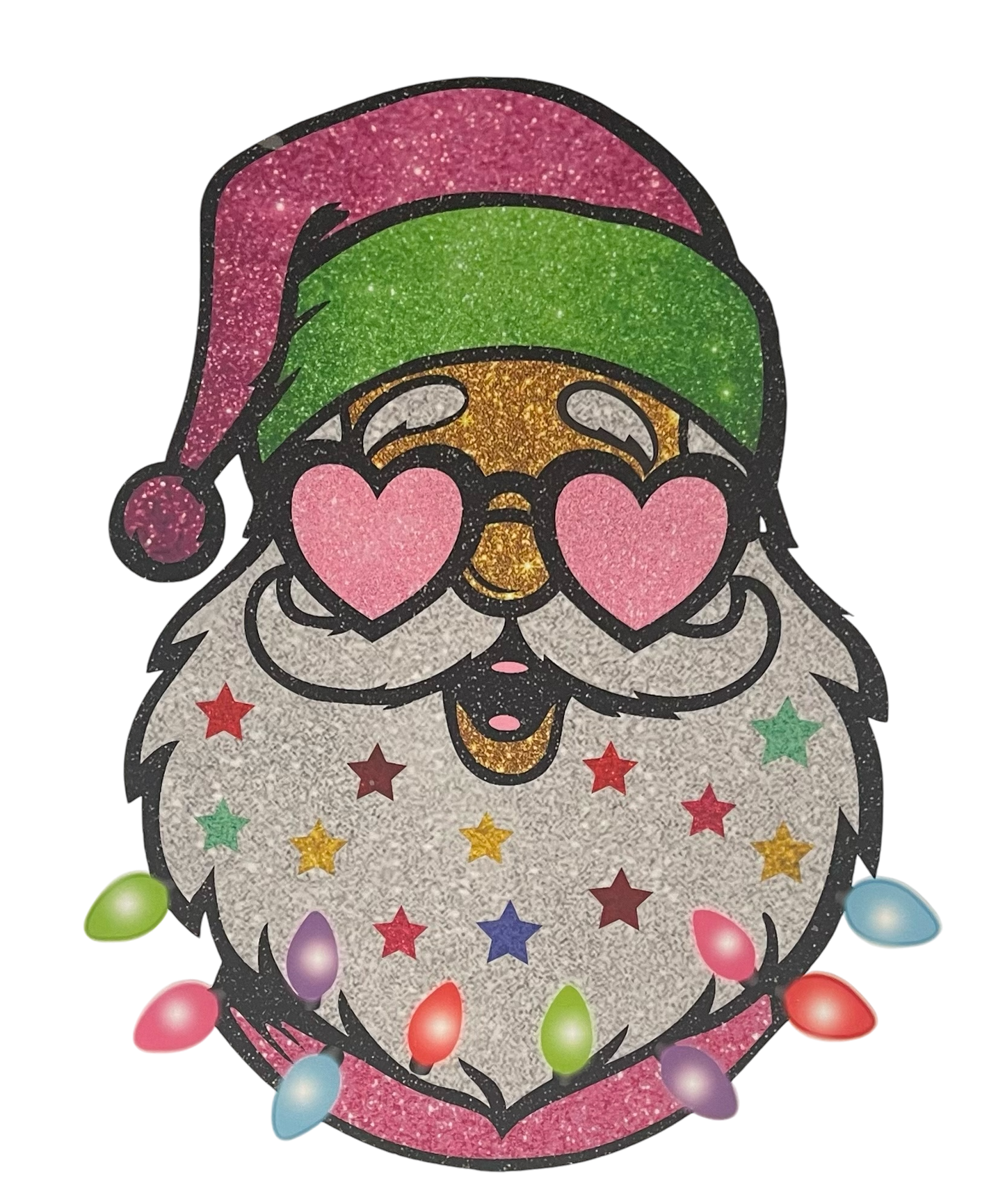 TRANSFER ONLY- Sparkly Santa