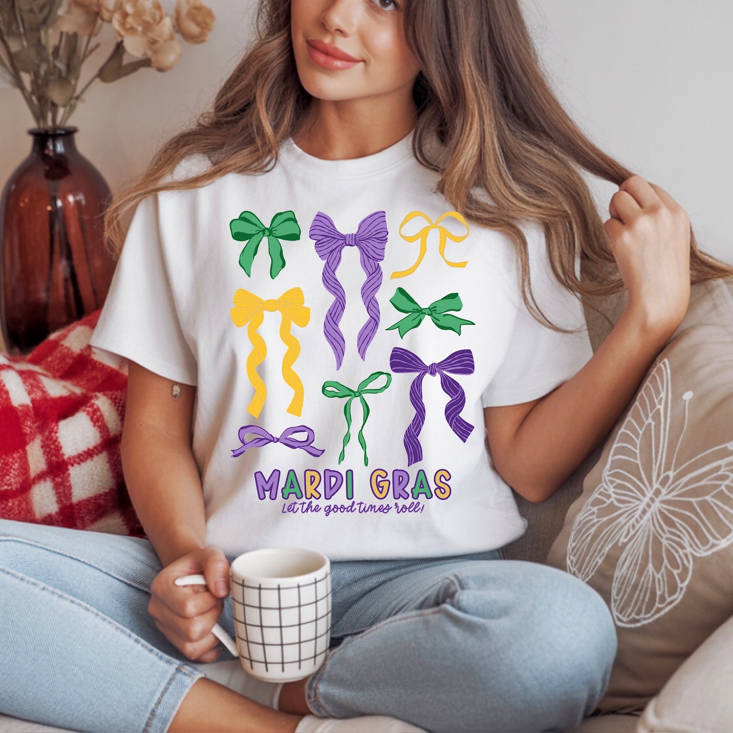 Mardi Gras Bows Tee