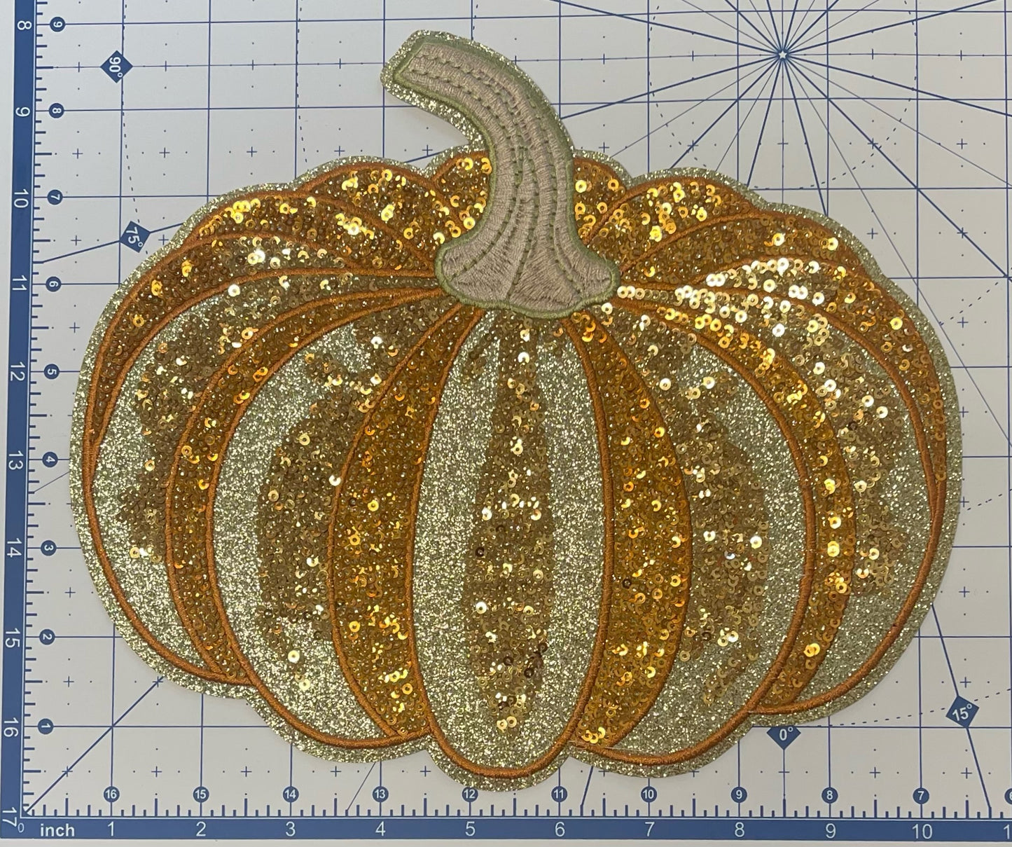 PATCH ONLY- Sequin Pumpkin