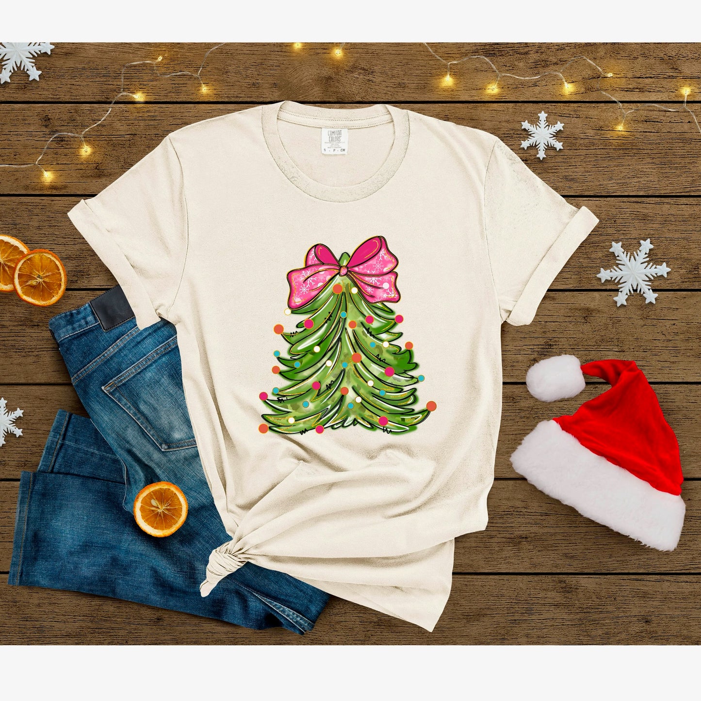 Youth Cute Christmas Tree T-Shirt