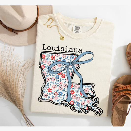 Floral Louisiana Tee