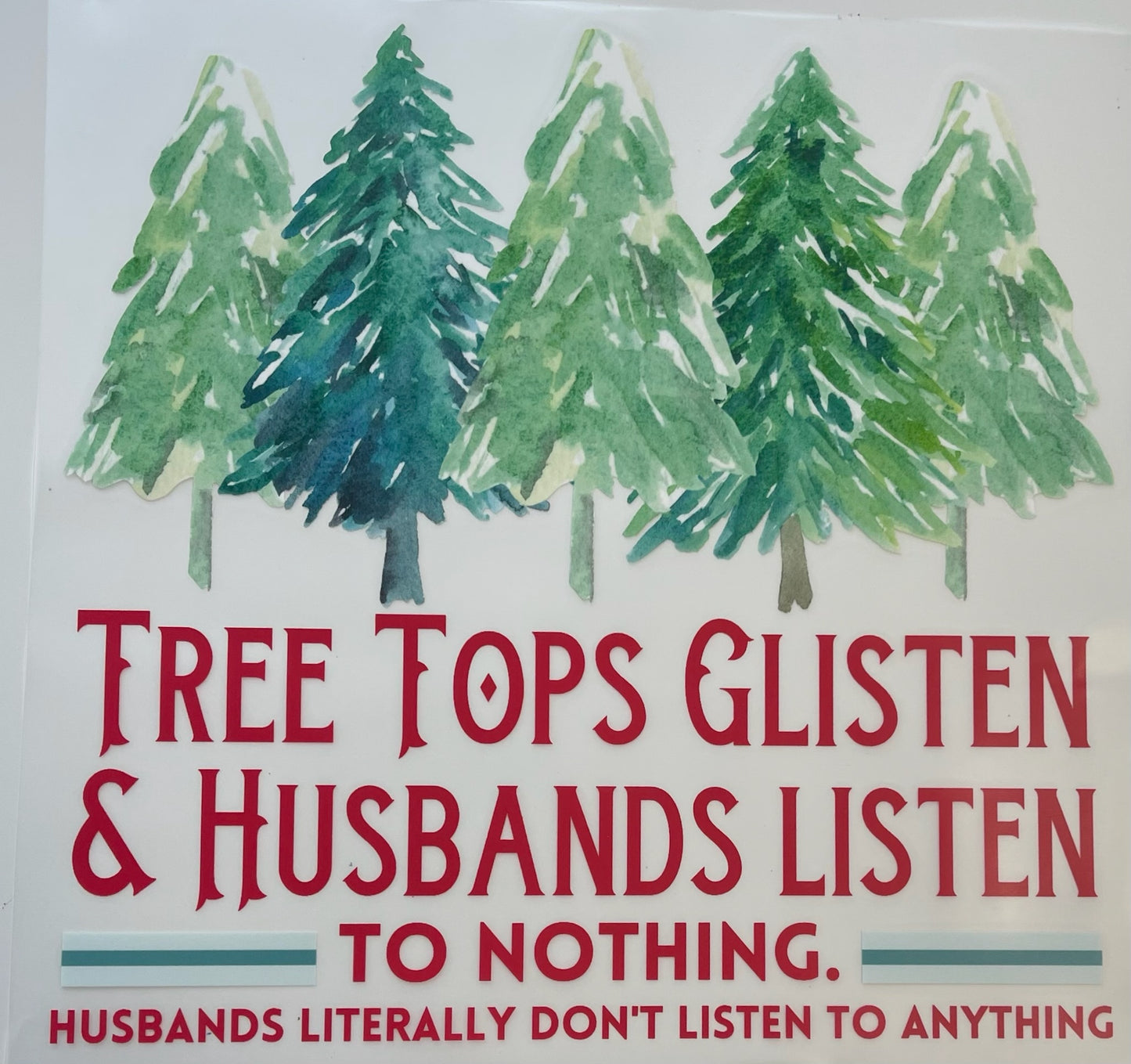 TRANSFER ONLY- Husbands Don’t Listen