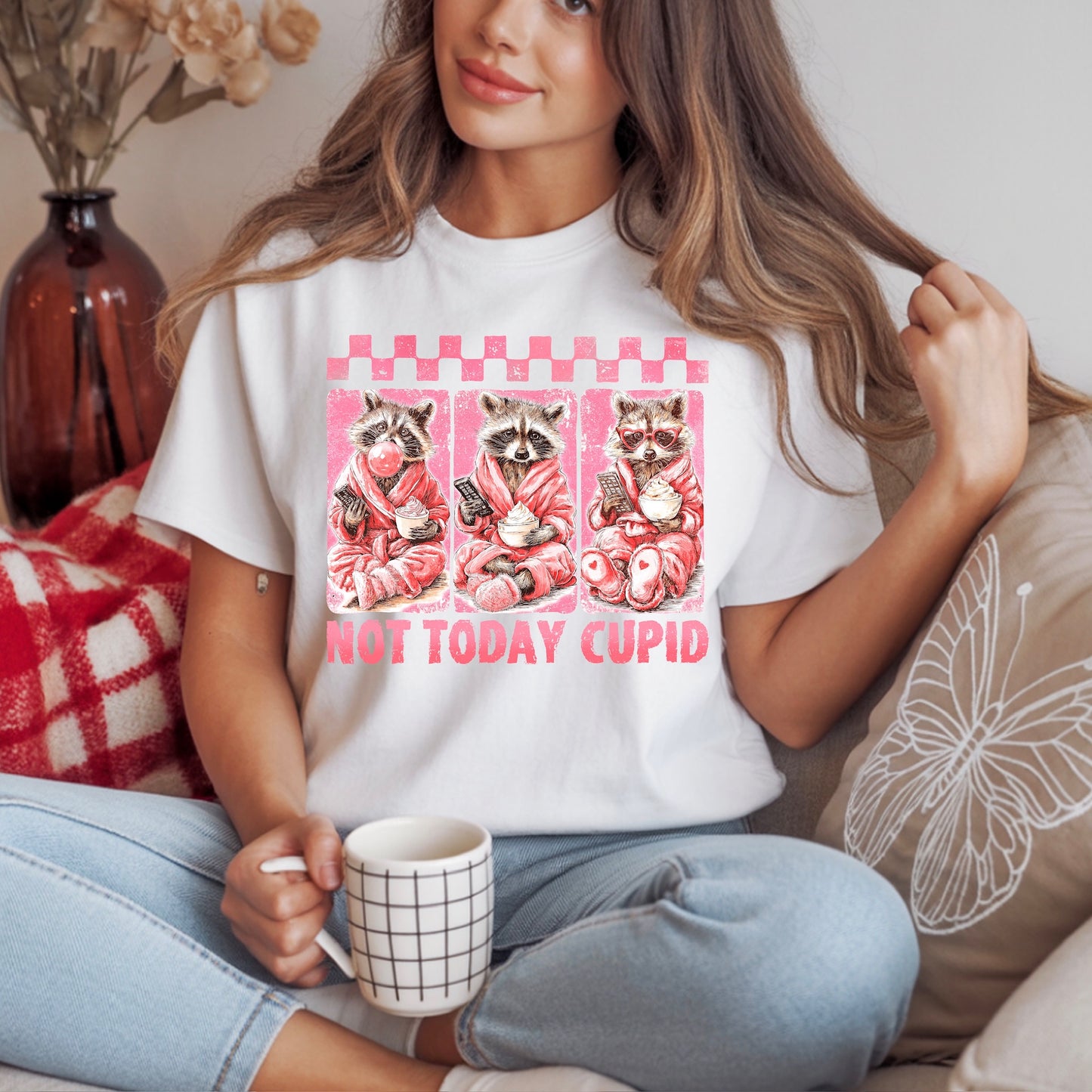 Valentine Raccoon Tee