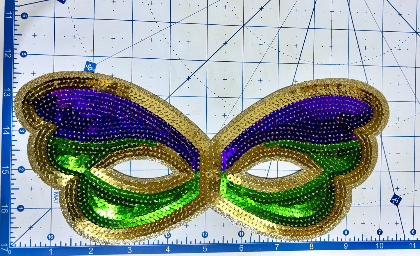PATCH ONLY- Mardi Gras Mask