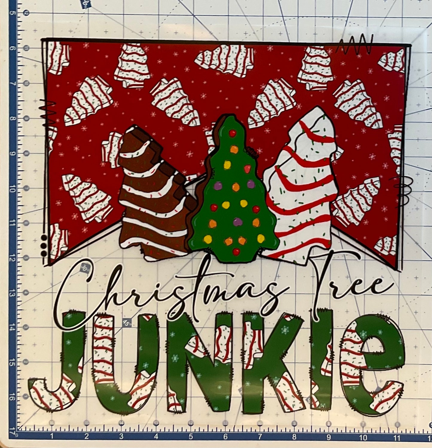 TRANSFER ONLY- Christmas Tree Junkie