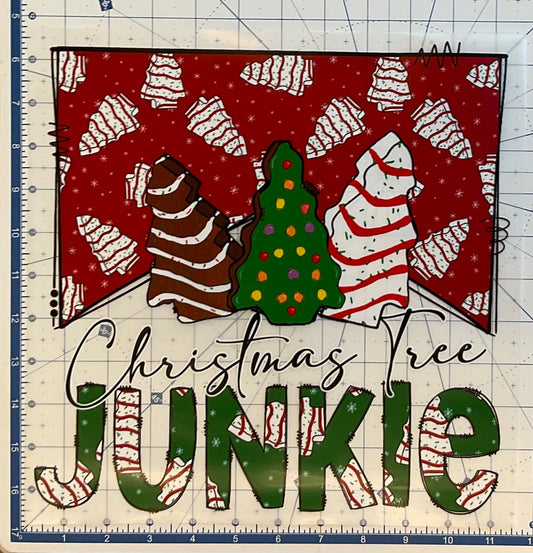 TRANSFER ONLY- Christmas Tree Junkie