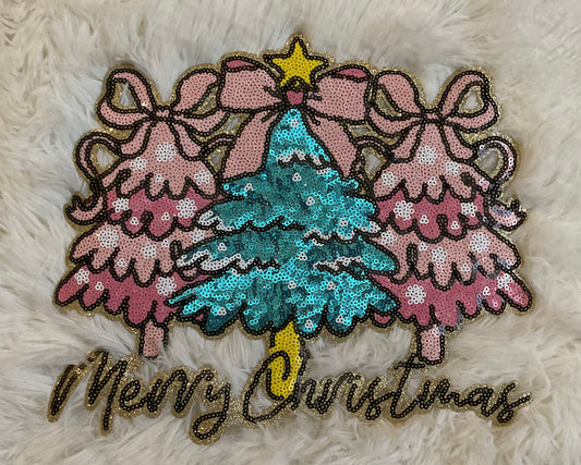 PATCH ONLY- Sequin Christmas Trees