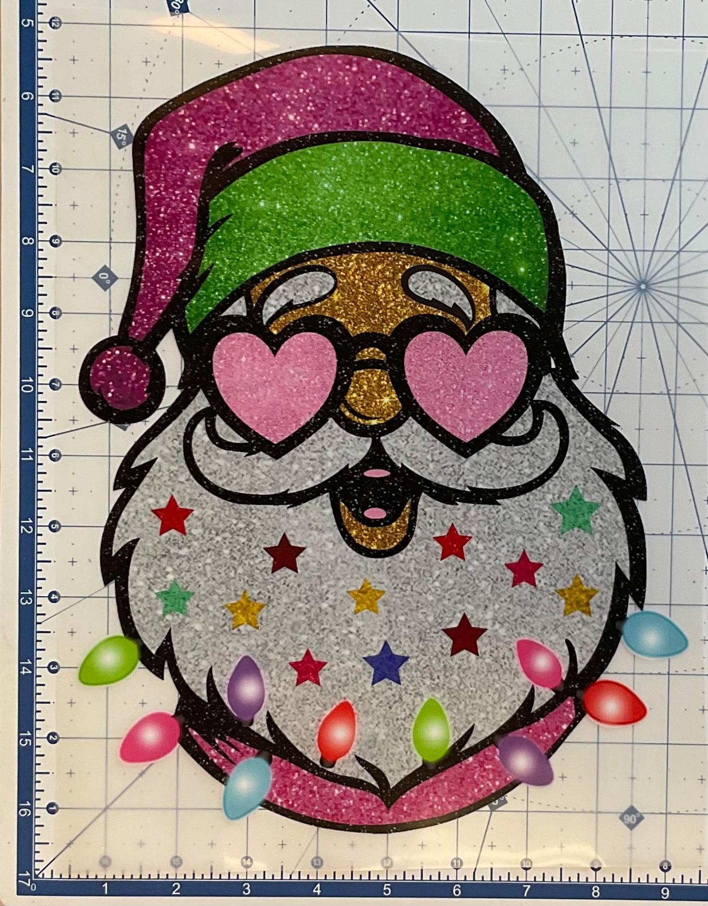 TRANSFER ONLY- Sparkly Santa