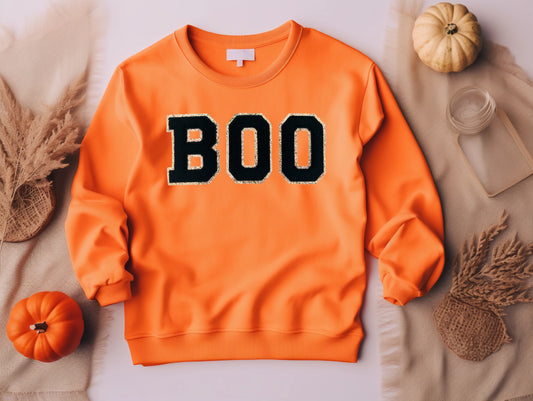 Orange BOO sweatshirt