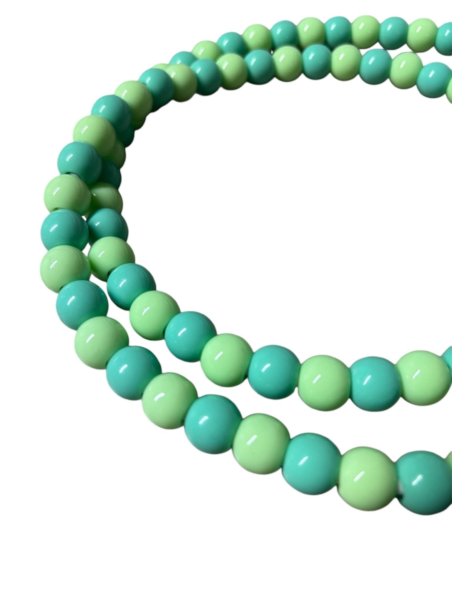 Blue and green Beaded Phone Charger - KLC by Karelyn D