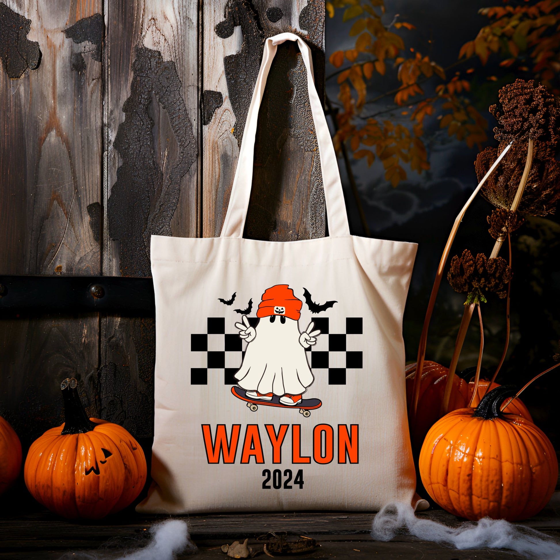 Boy’s Personalized Halloween Treat Bag - KLC by Karelyn D