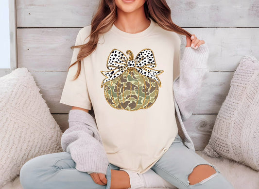 Camo Pumpkin T-Shirt - KLC by Karelyn D