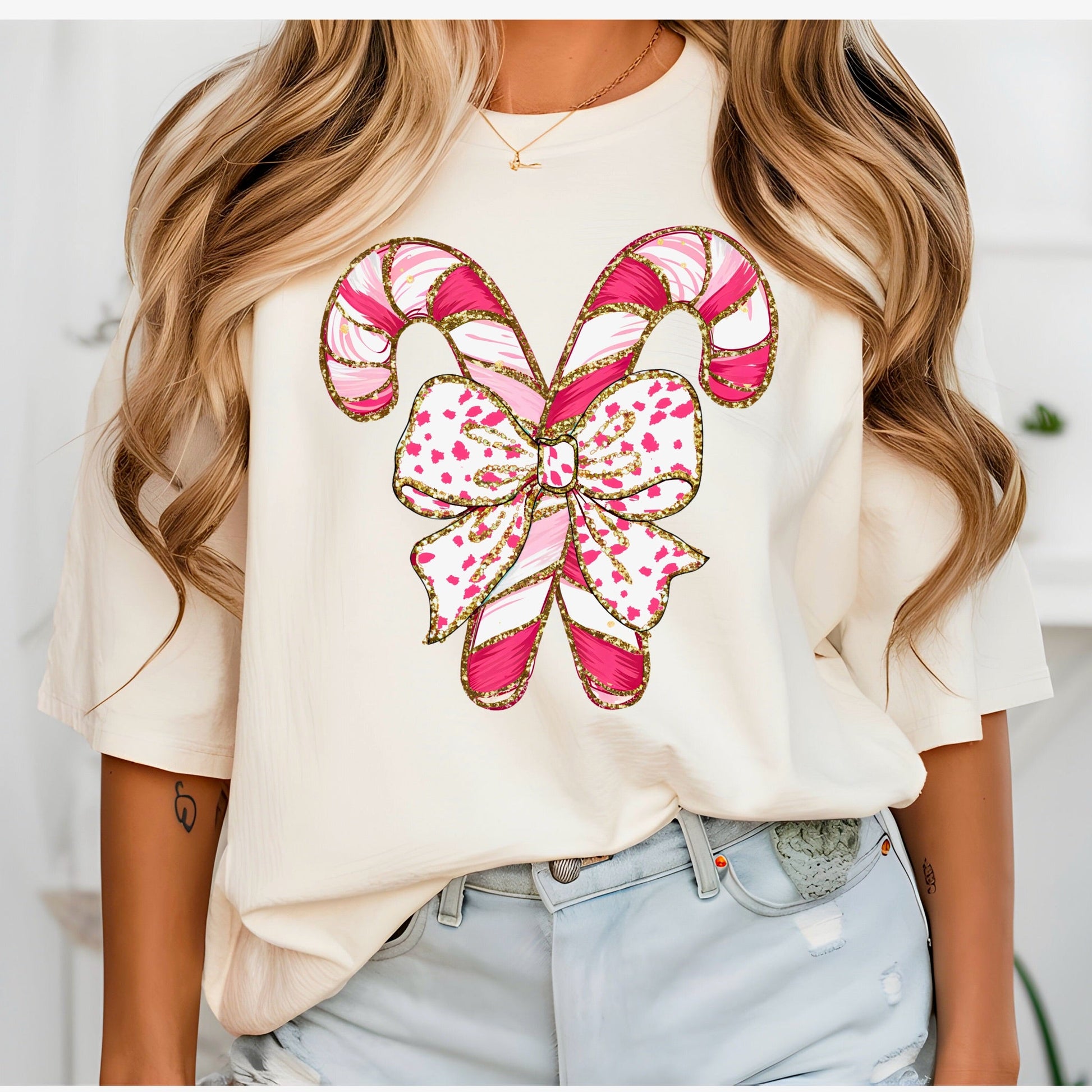 Candy Cane T-shirt - KLC by Karelyn D