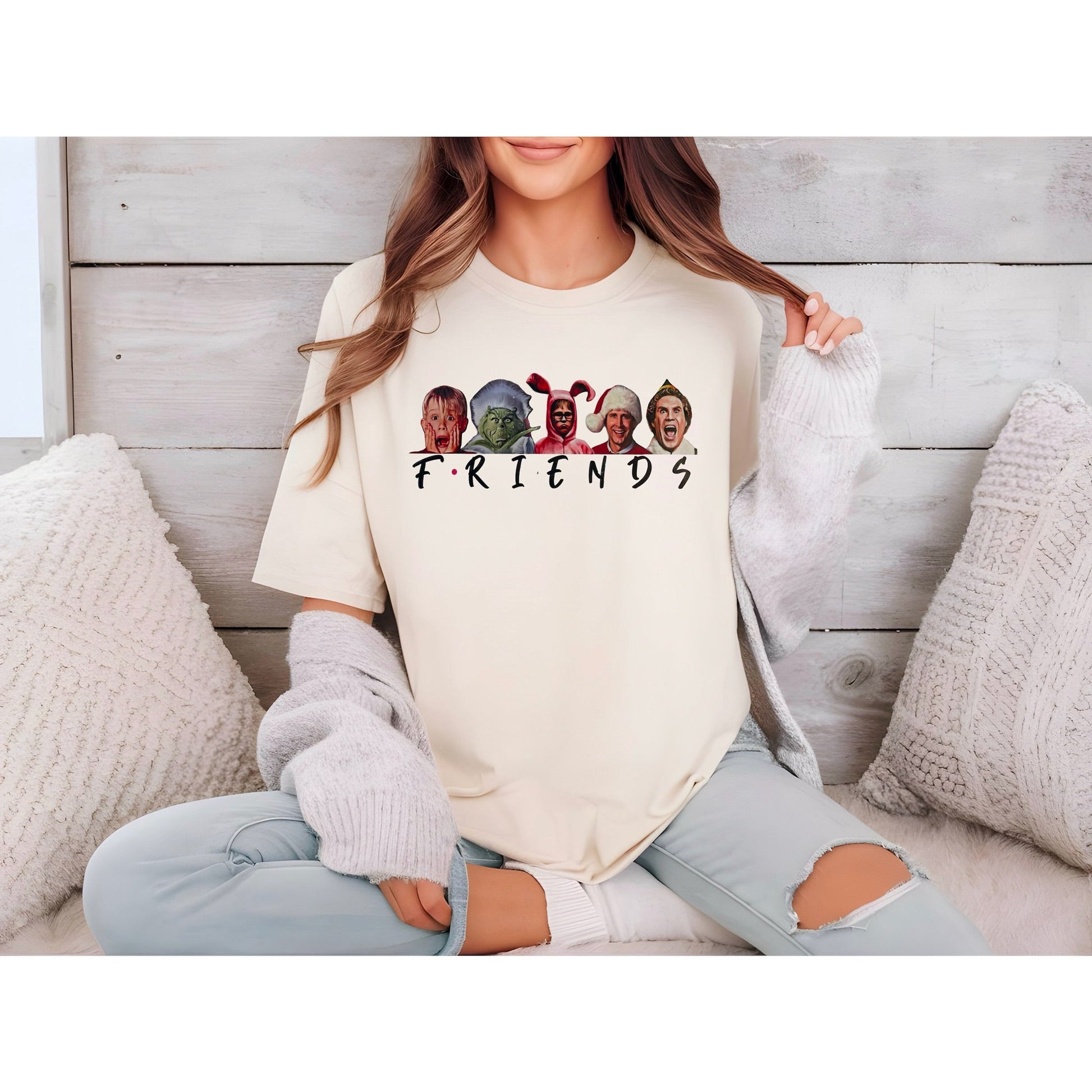 Christmas Friends T-Shirt - KLC by Karelyn D