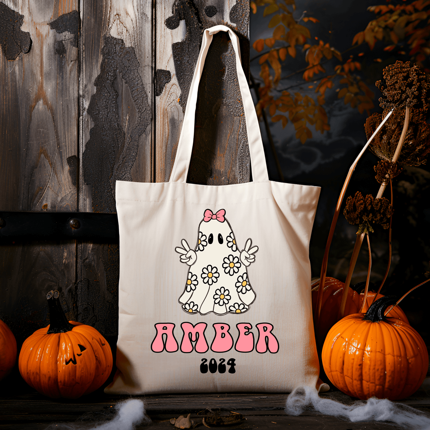 Girl’s Personalized Halloween Treat Bag - KLC by Karelyn D