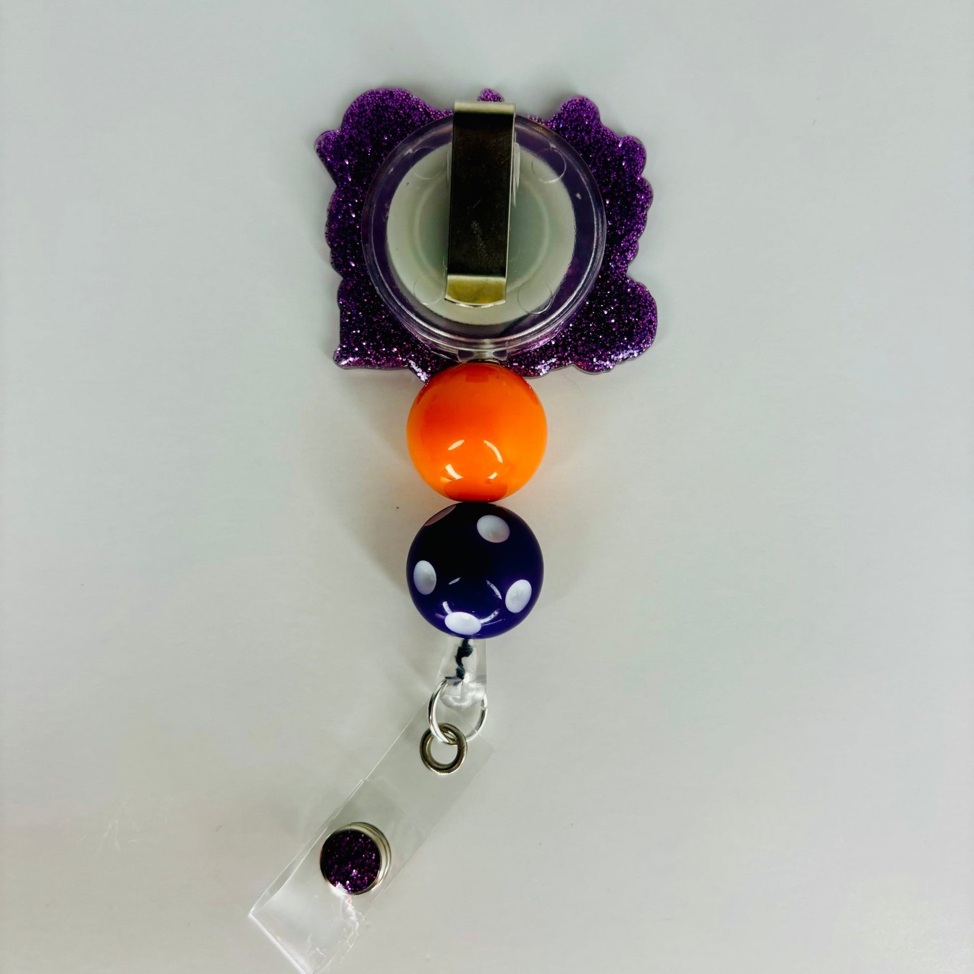 Halloween Pocus Beaded Badge Reel - KLC by Karelyn D