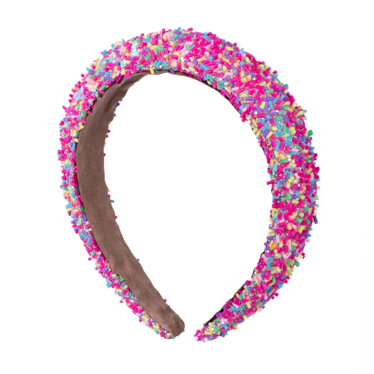 Hot pink Multi - Color Sprinkle Padded Headband - KLC by Karelyn D