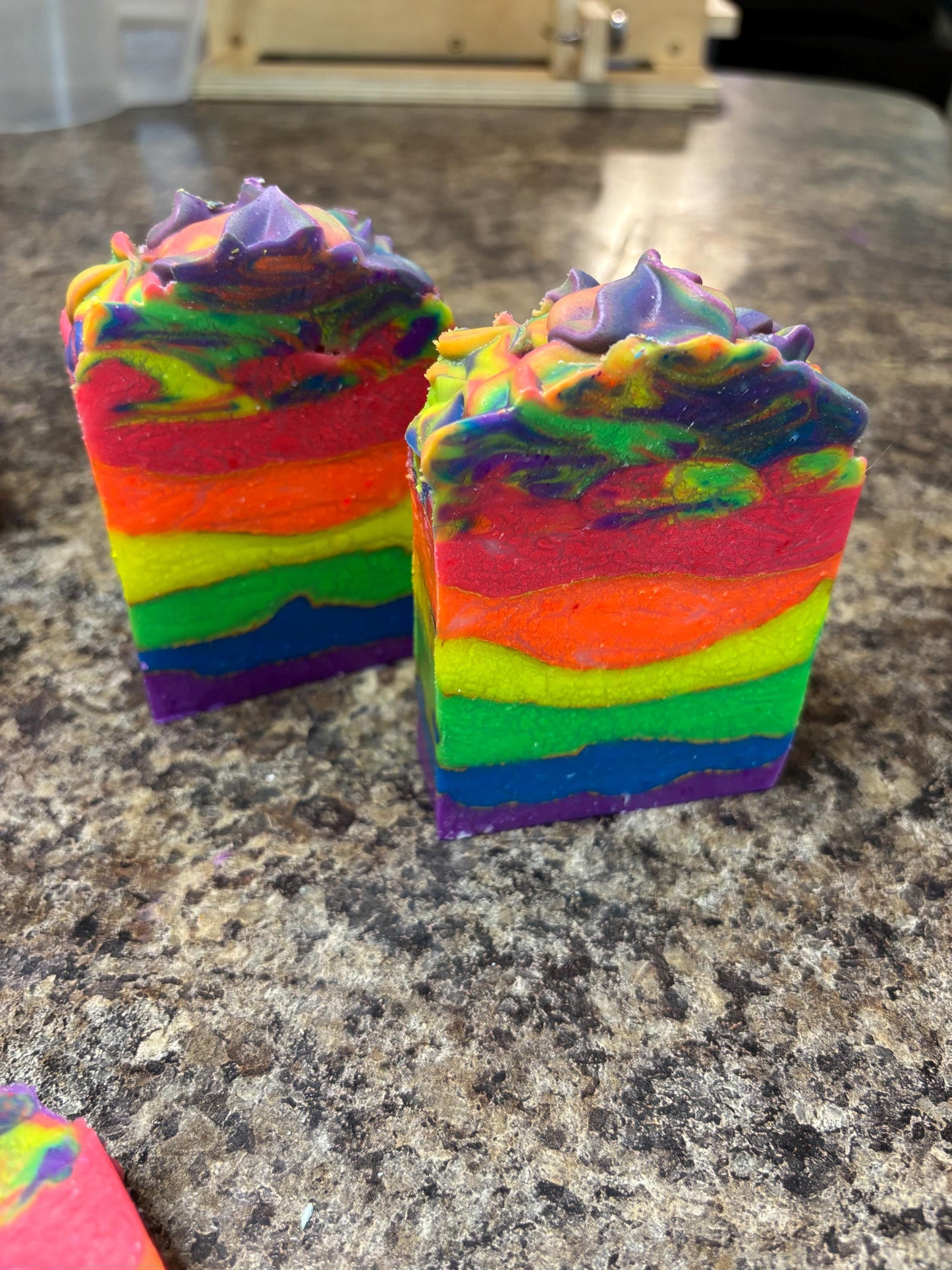 Rainbow Soap, Handmade Soap, Artisan Soap, Cold Process Soap, Fruity Scented Soap