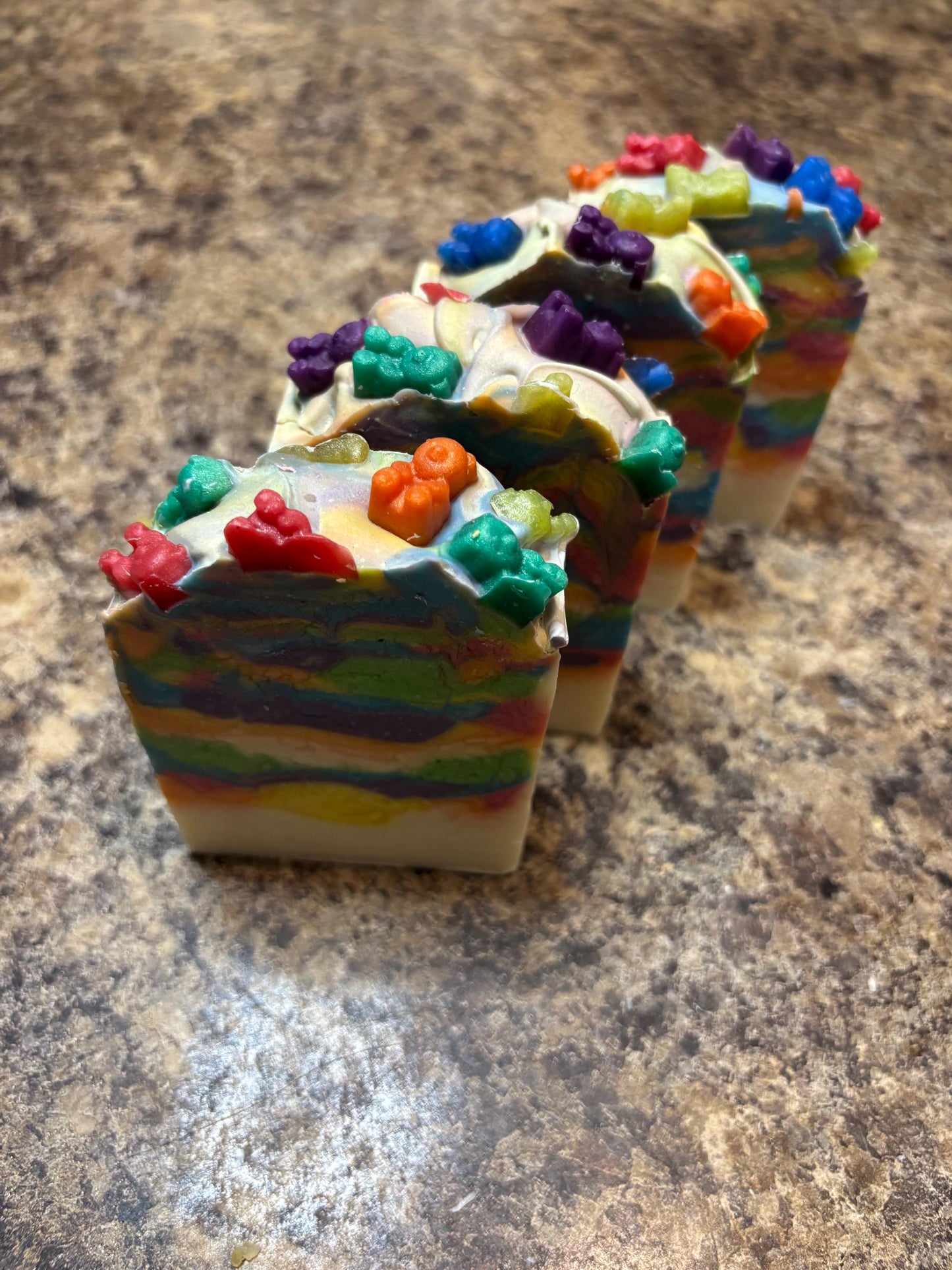 Gummy Delight Handmade Soap: Fruity Scent, Natural Oils