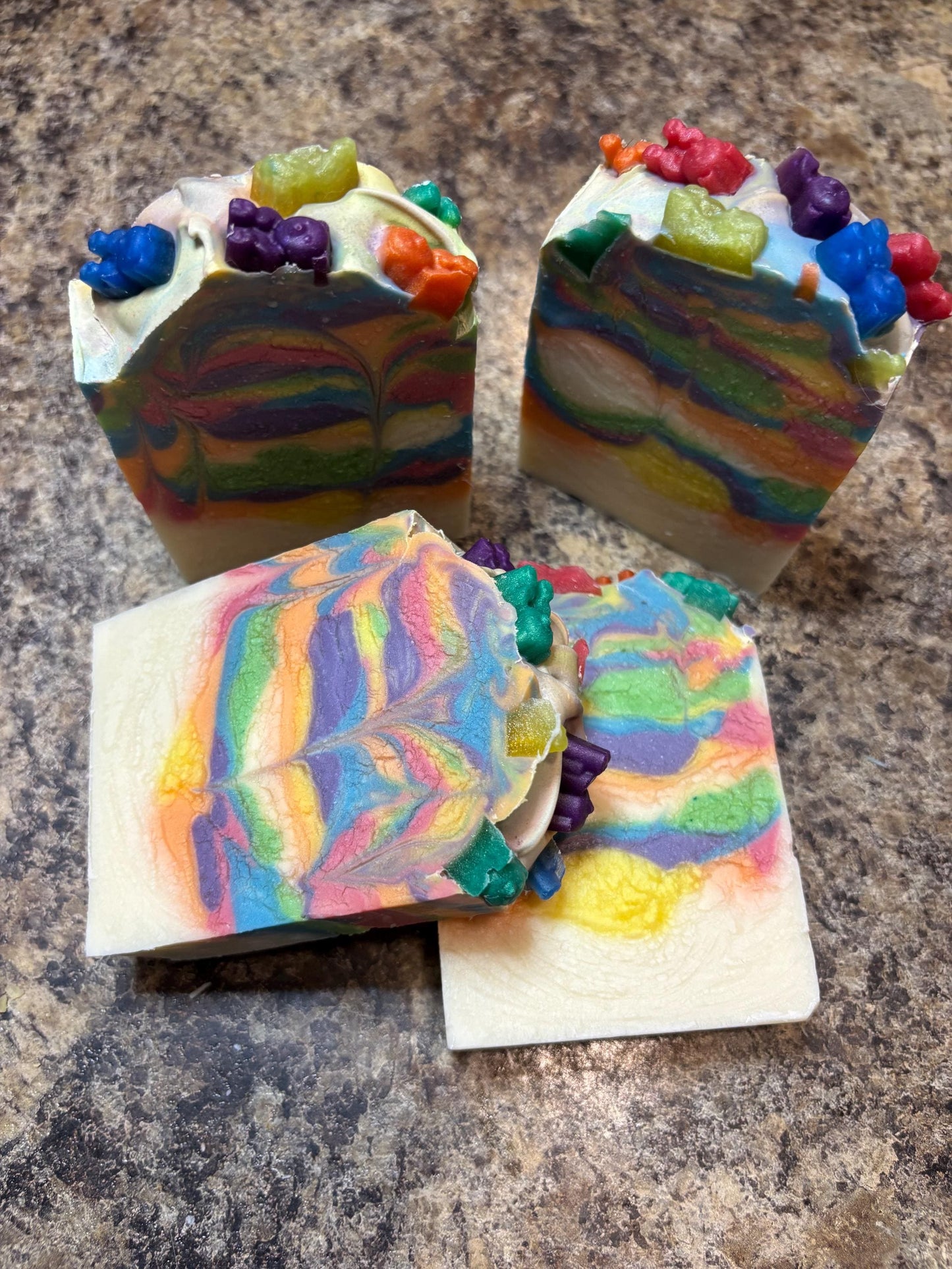 Gummy Delight Handmade Soap: Fruity Scent, Natural Oils
