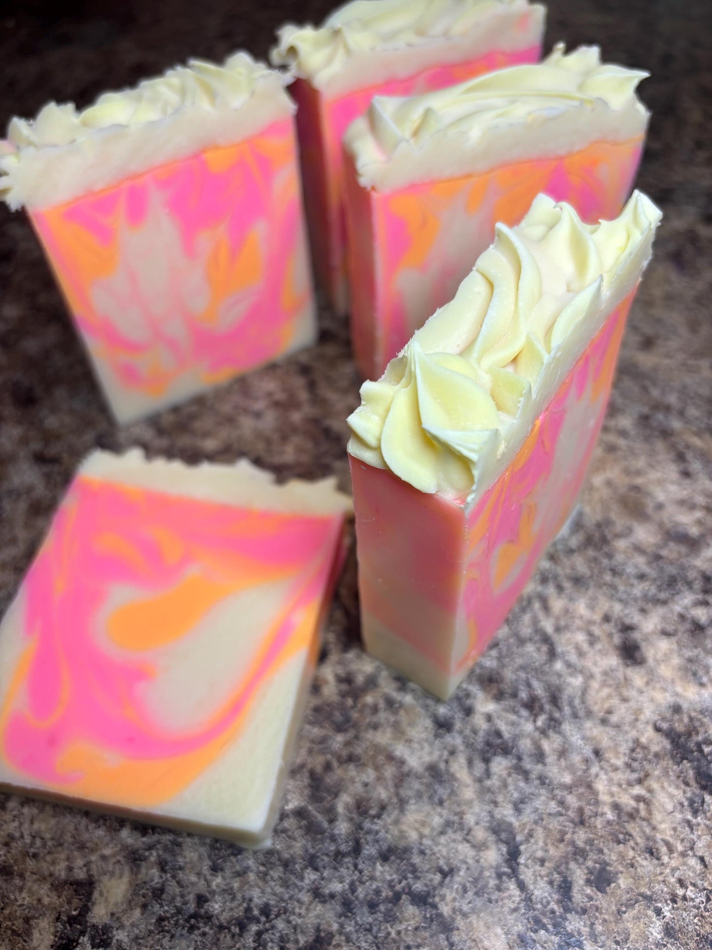Peachy Pearls Soap, Handmade Soap, Artisan Soap, Cold Process Soap, Peach and  Peony  Scented Soap