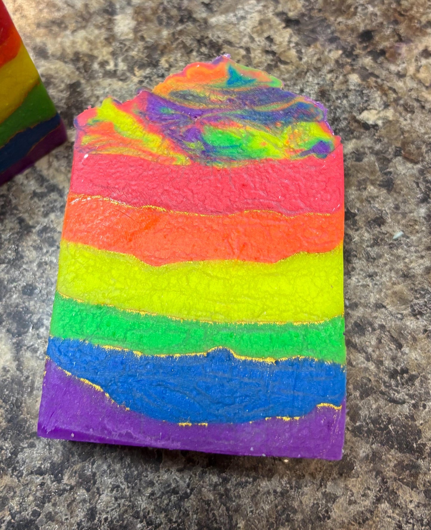 Rainbow Soap, Handmade Soap, Artisan Soap, Cold Process Soap, Fruity Scented Soap