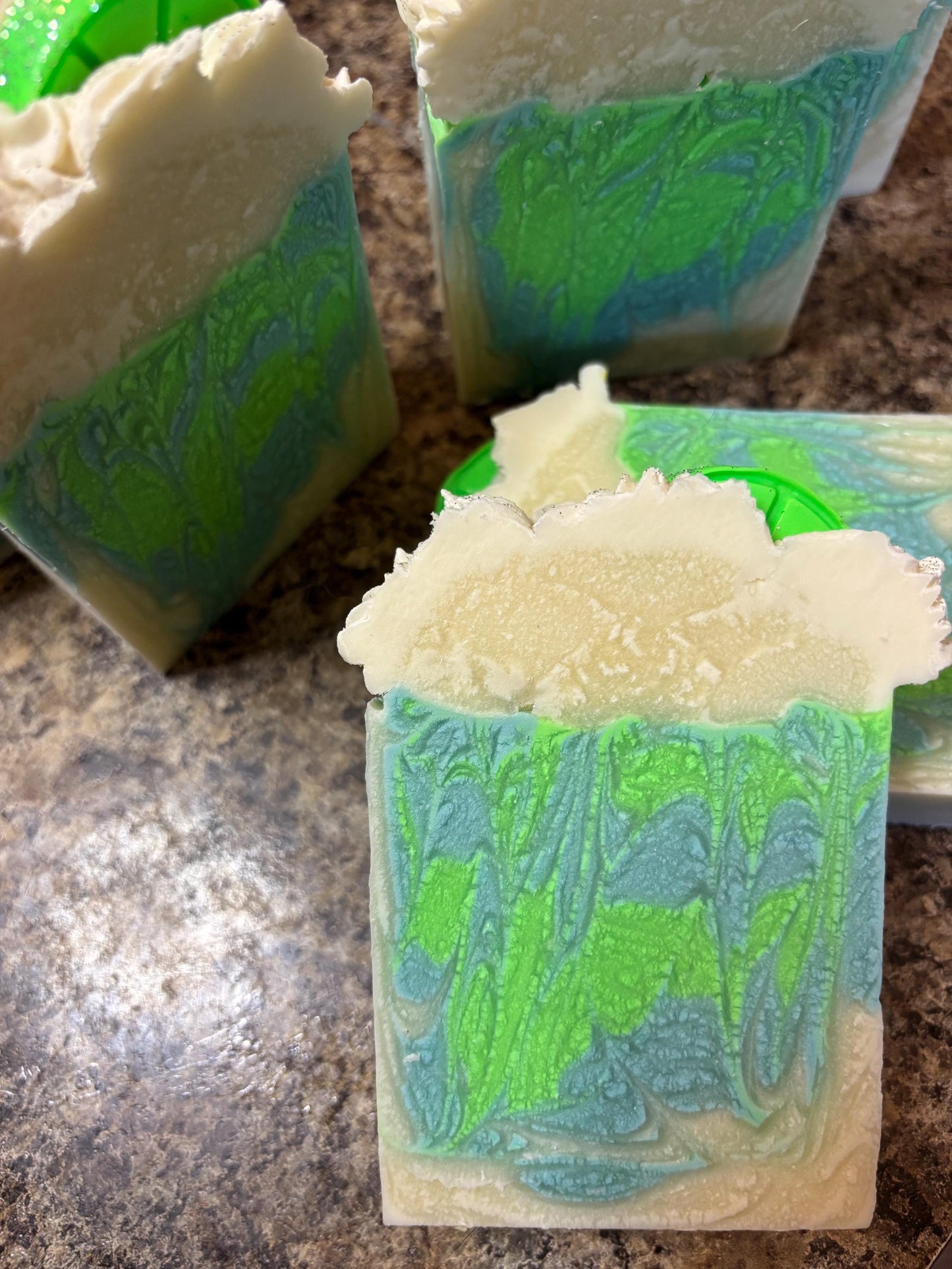 Coconut Lime Verbena Soap, Handmade Soap, Artisan Soap, Cold Process Soap, coconut lime Scented Soap