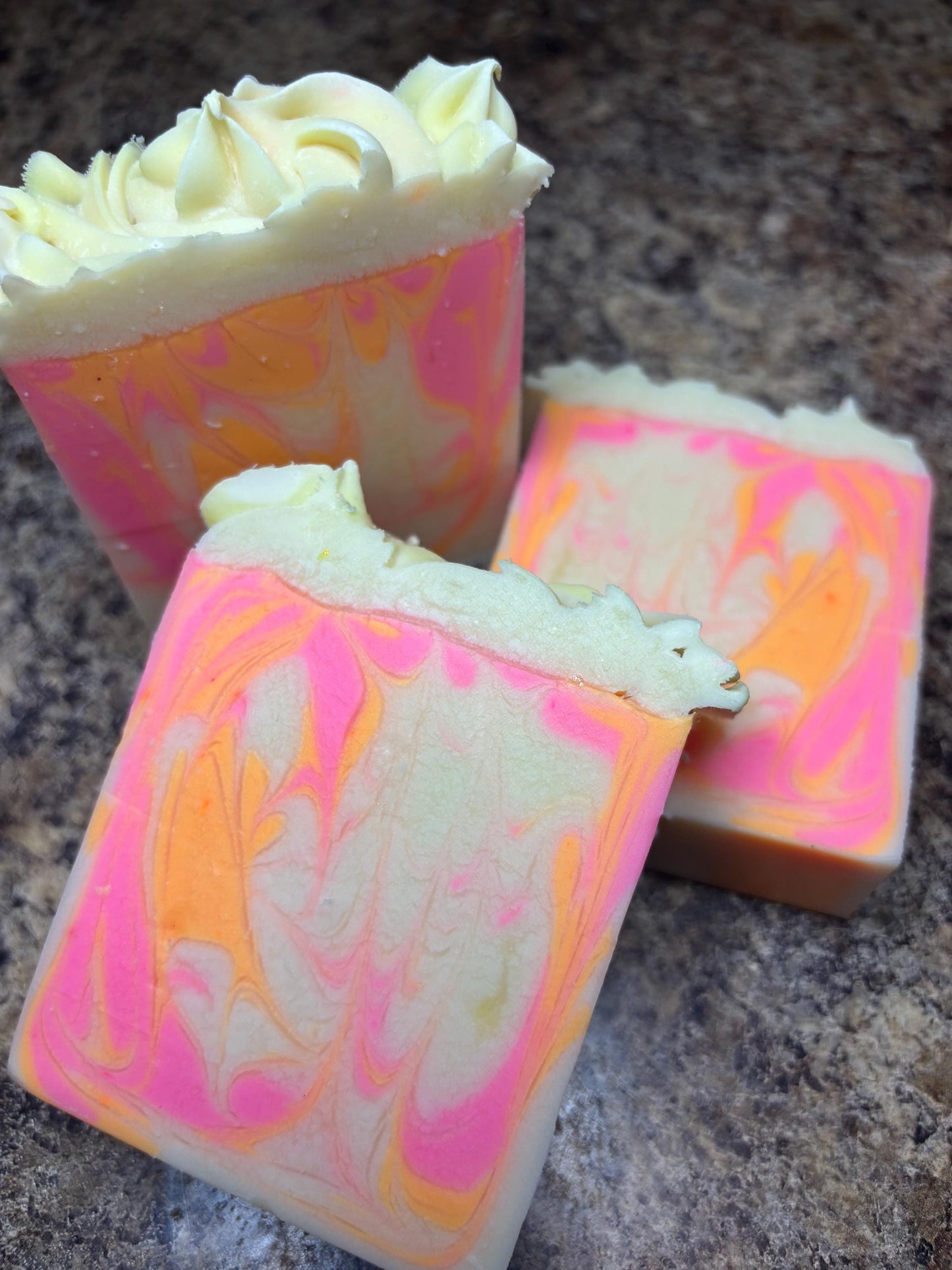 Peachy Pearls Soap, Handmade Soap, Artisan Soap, Cold Process Soap, Peach and  Peony  Scented Soap