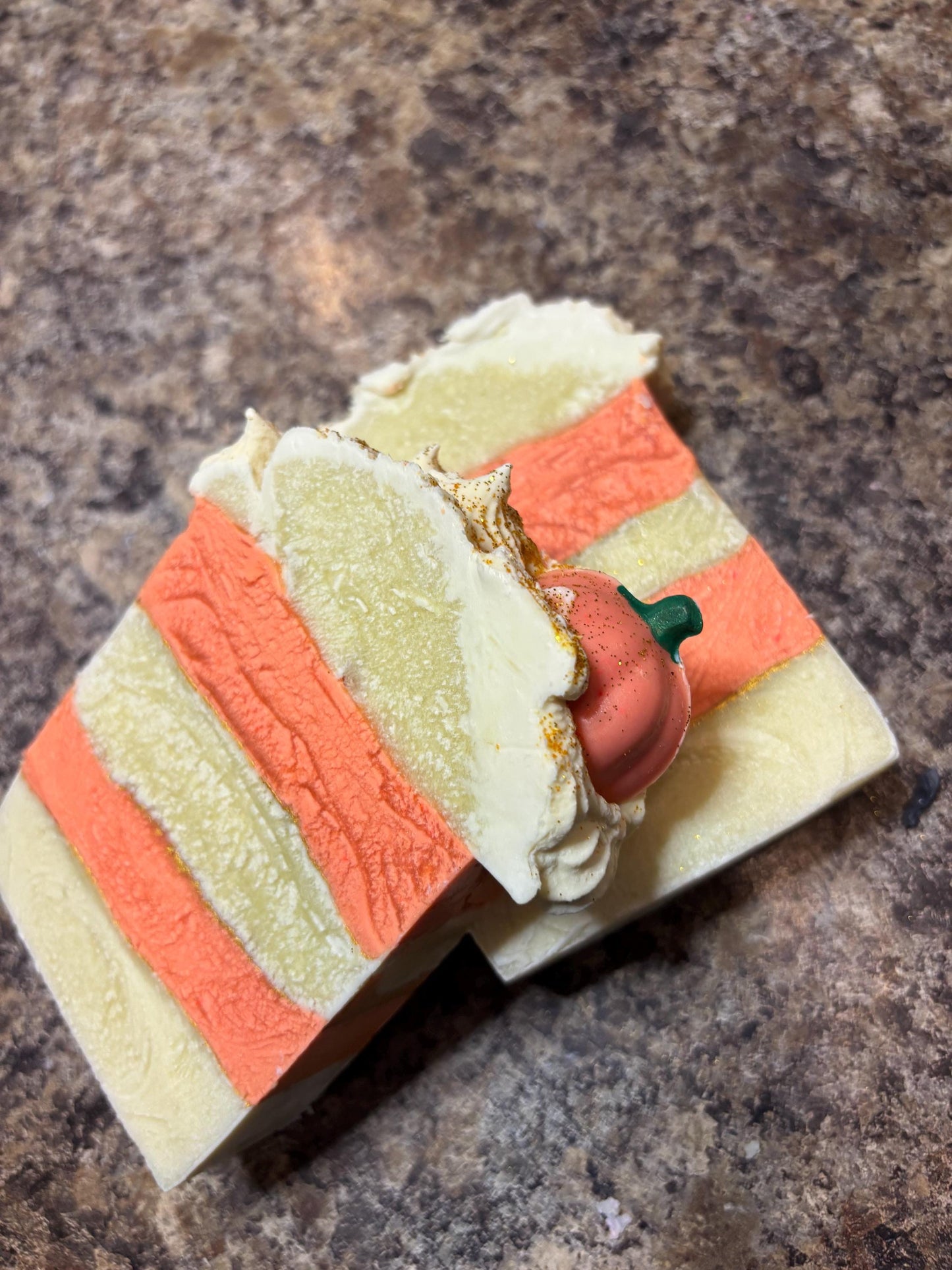 Pumpkin Roll Tallow Soap: Handmade Cold Process Bar