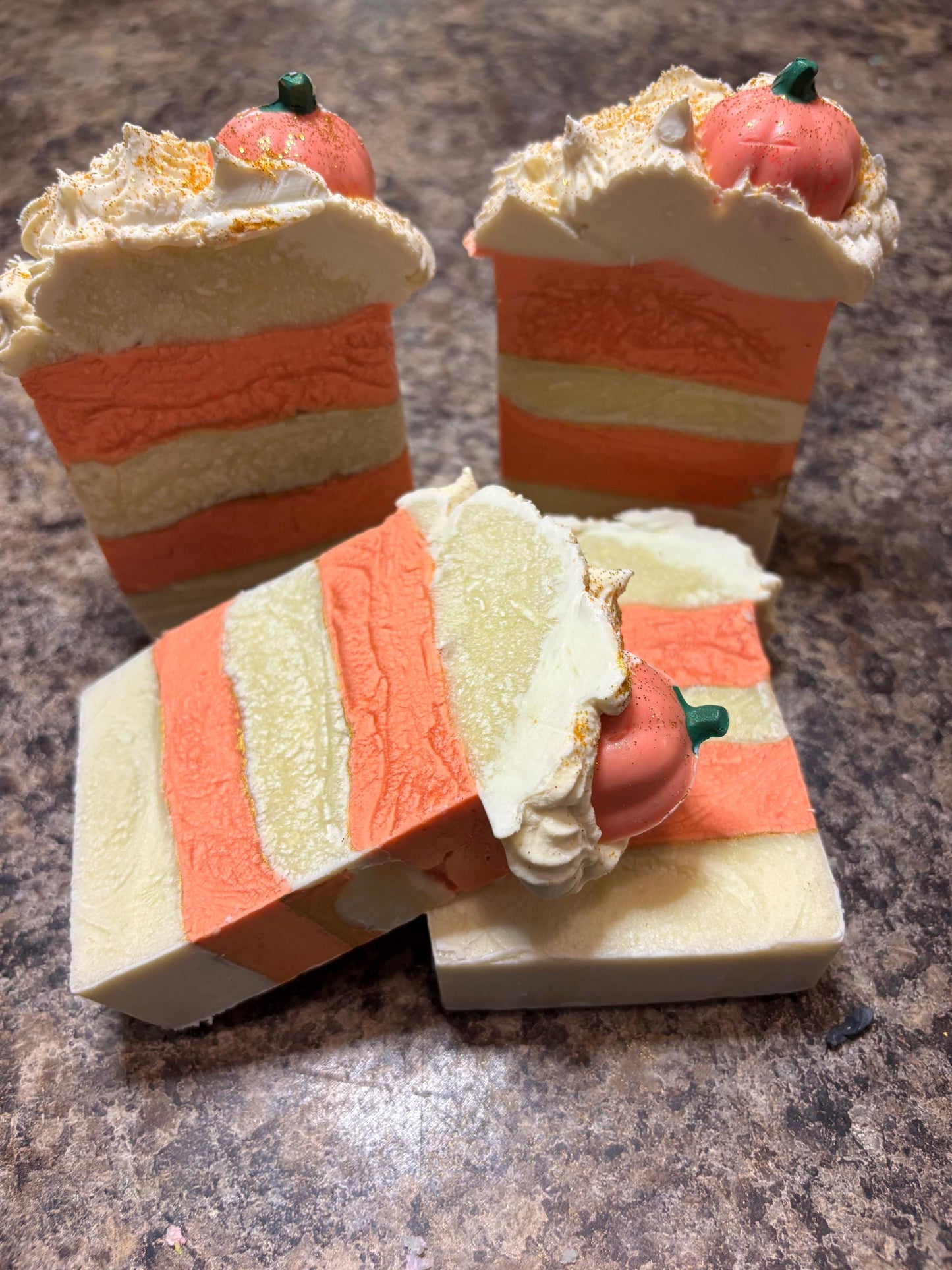 Pumpkin Roll Tallow Soap: Handmade Cold Process Bar