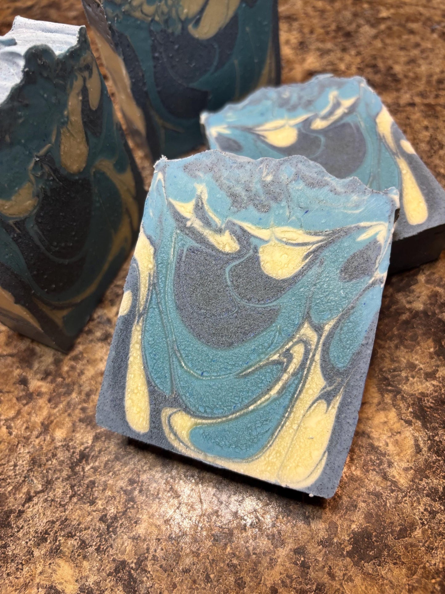 Aqua Di Gio Tallow Soap: Handmade Cold Process Bar